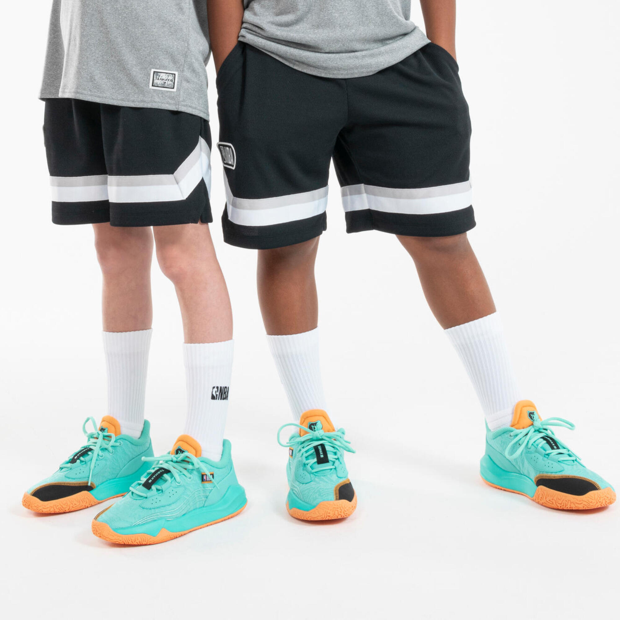 TARMAK Pantalón Corto Baloncesto SH 900 NBA Niños Negro