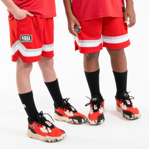 Pantalones cortos de baloncesto NBA Chicago Bulls niño, SH900 rojo