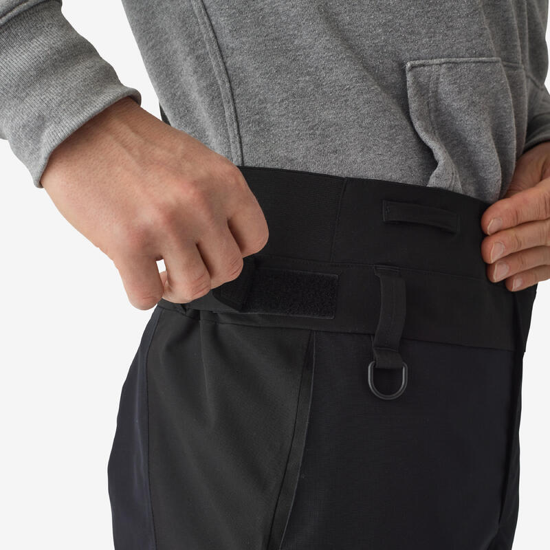 Pantalon de pêche imperméable Homme - FT 500 WPF noir