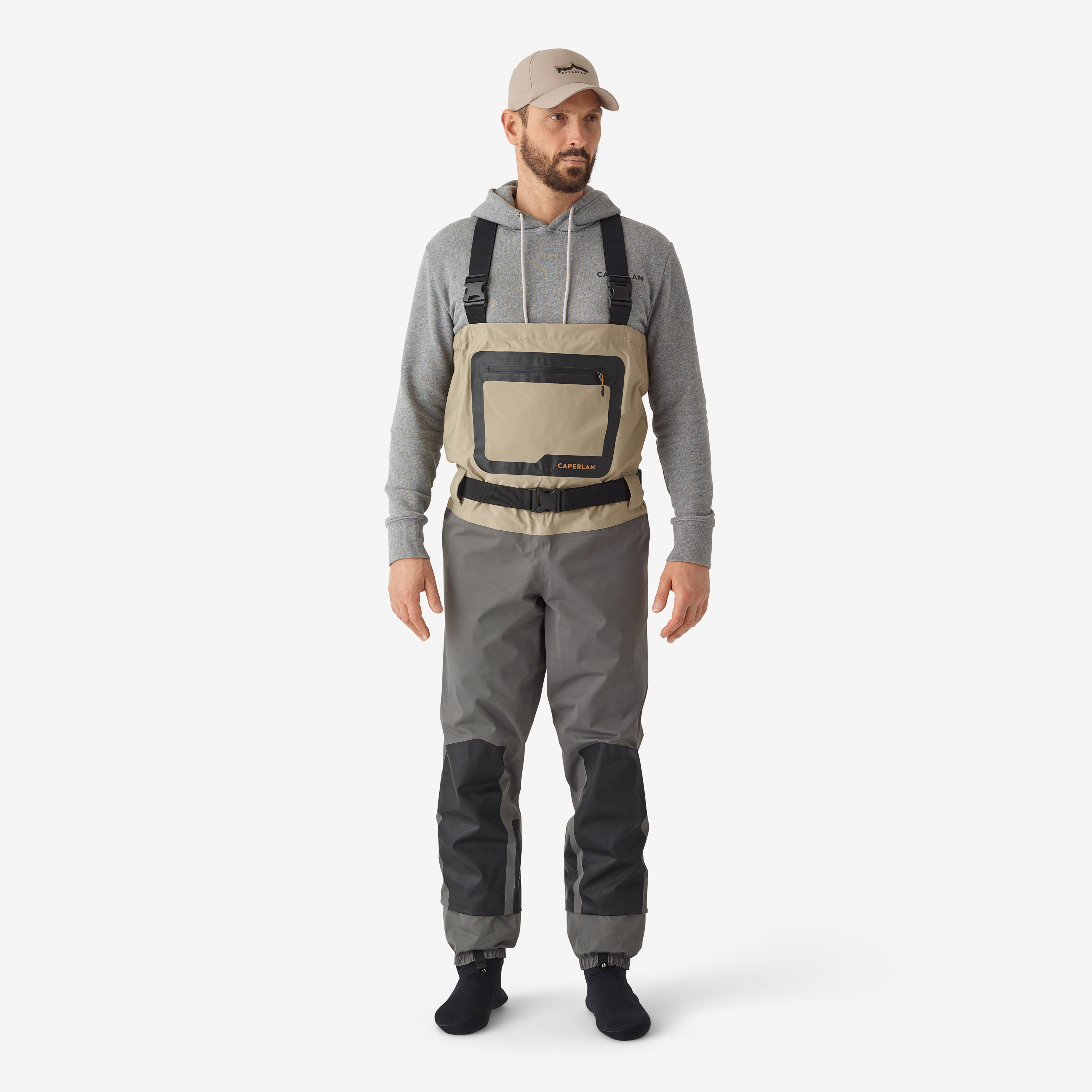 Combinaison De Pêche Waders Avec Bottes Intégrées - Pantalon Respirant à Bretelles - Homme - PVC - 5