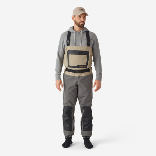 Waders de pêche respirants 500 BR-S avec chaussons néoprène