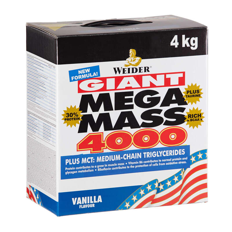 WEIDER Giant Mega Mass 4000 Mass Gainer 4 kg Vanilla...