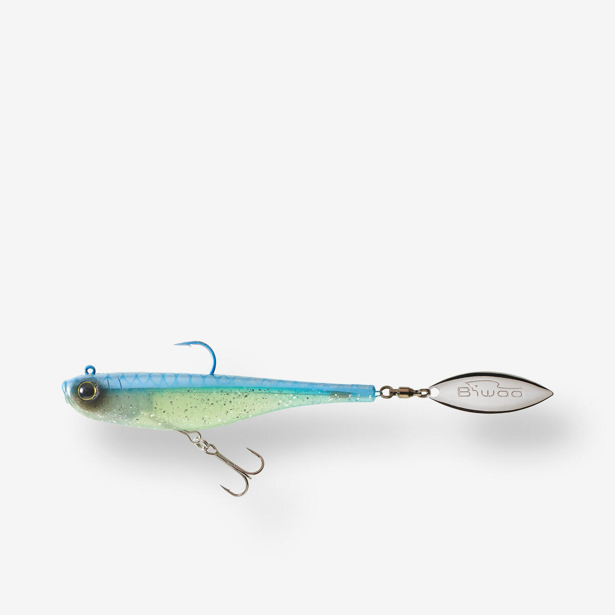 LEURRE SOUPLE BROCHET DIVINATOR 35 GR COLORIS EXCLUSIF BLEU CAPERLAN