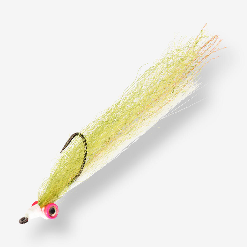 Predator Fish Streamer - Predator HRK60 - White/Chartreuse