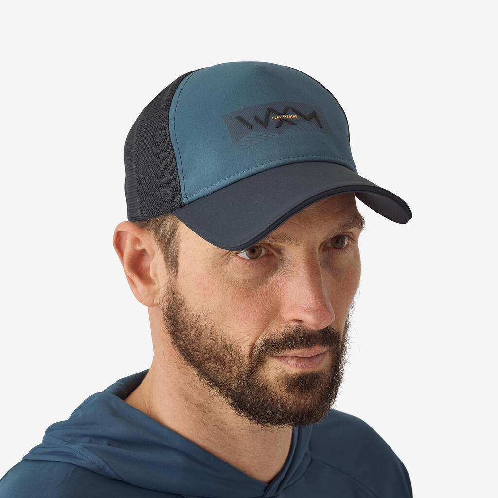 Casquette de pêche imperméable - FC 900 WXM  bleue grise