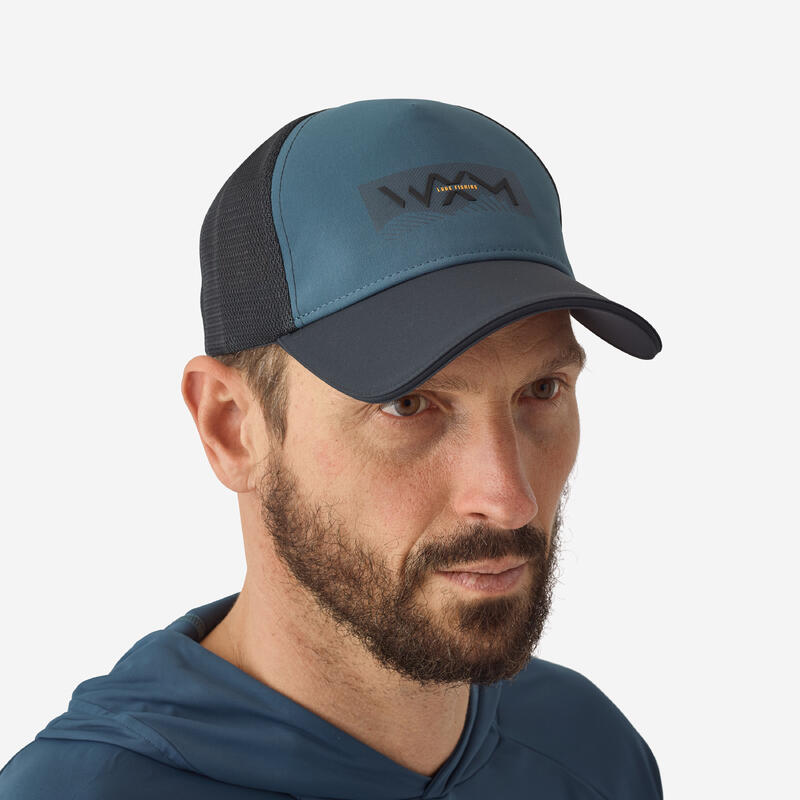 Şapcă impermeabilă Pescuit FC 900 WXM Albastru-Gri