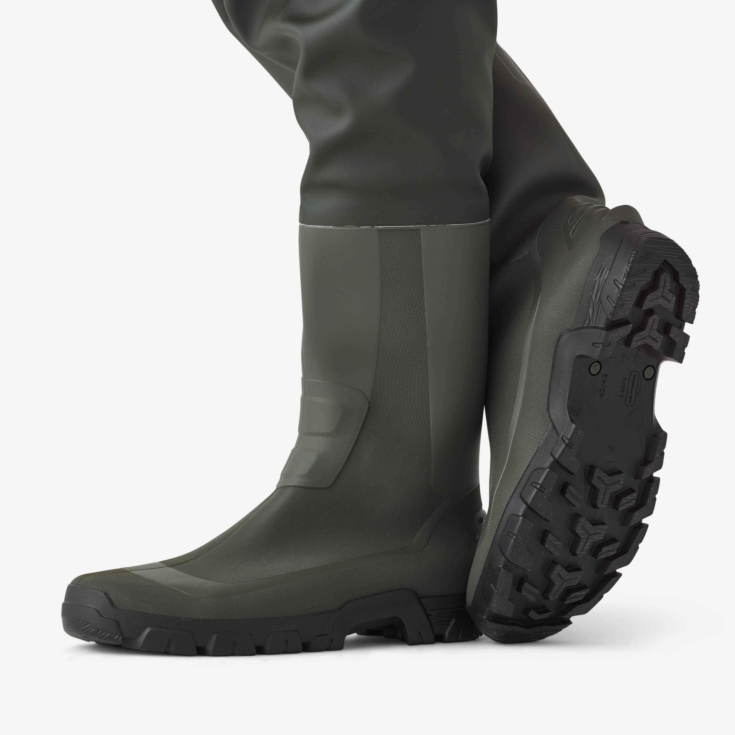 Waders De Pêche Shimano En PVC - Pantalon Cuissardes Respirant Néoprène - Tour De Poitrine - Imperméable Et Résistant - Taille 41