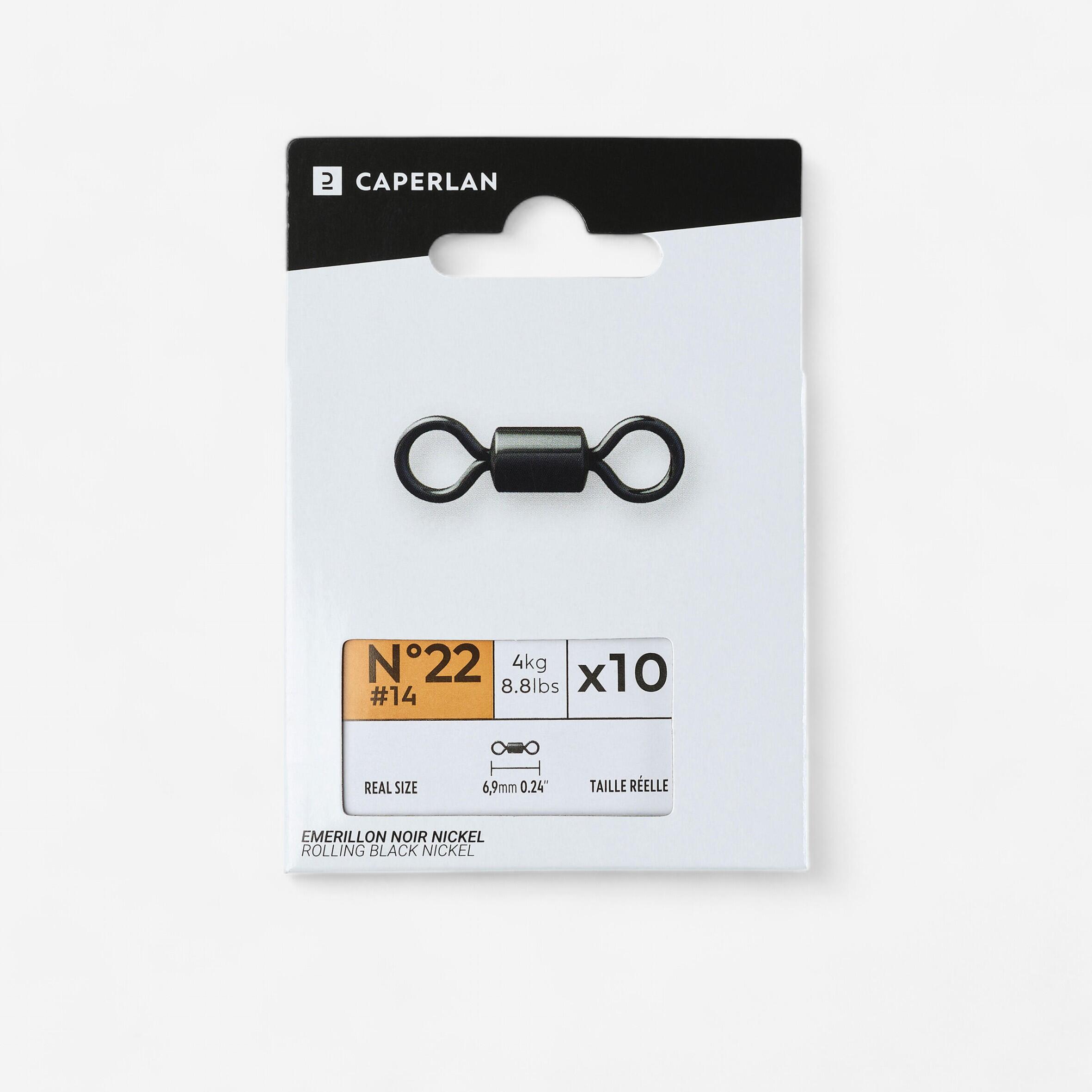 Rolling Swivel Black Nickel - CAPERLAN
