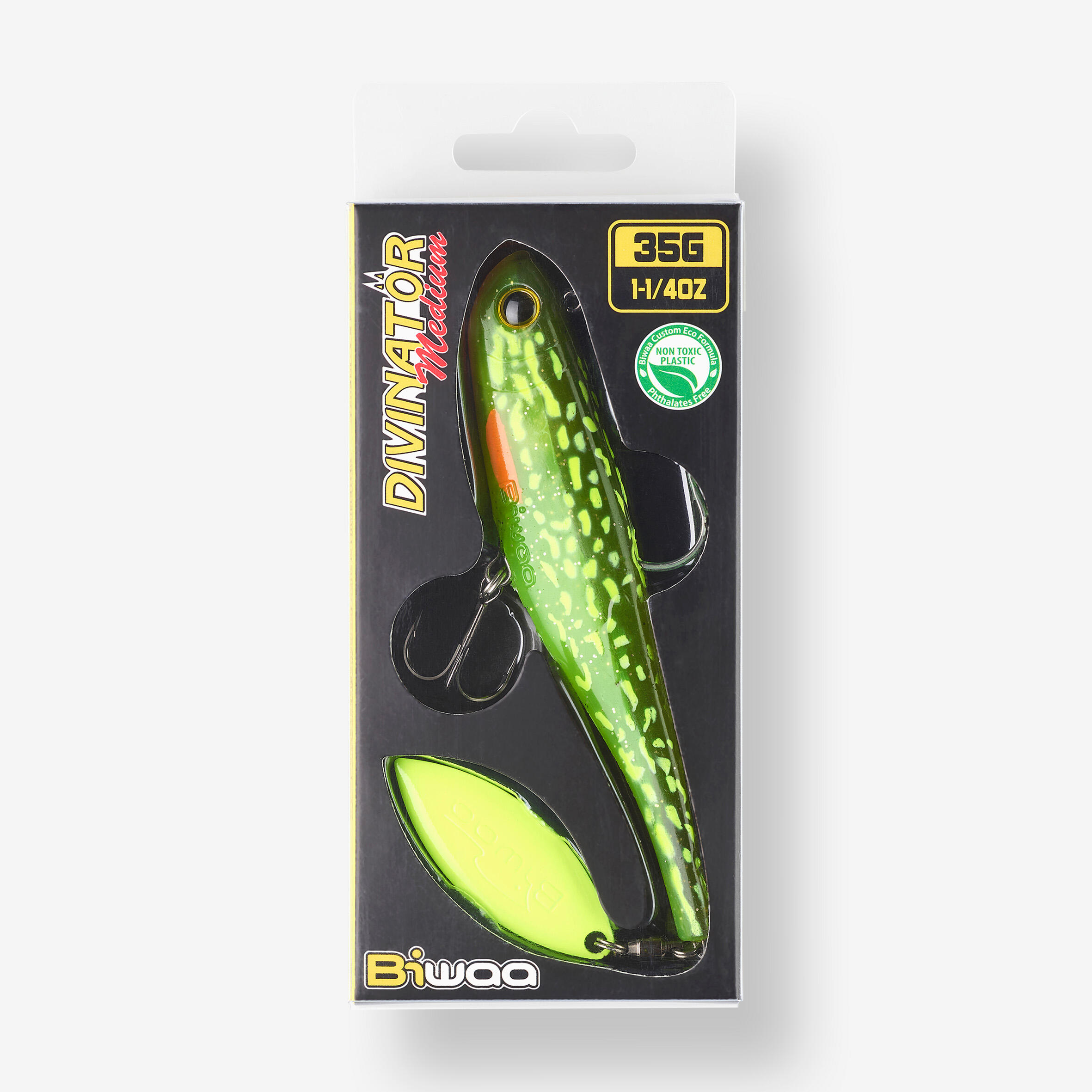 Leurre souple Hybride Divinator 35g 18cm Fire Pike Exclusif Decathlon 3/3
