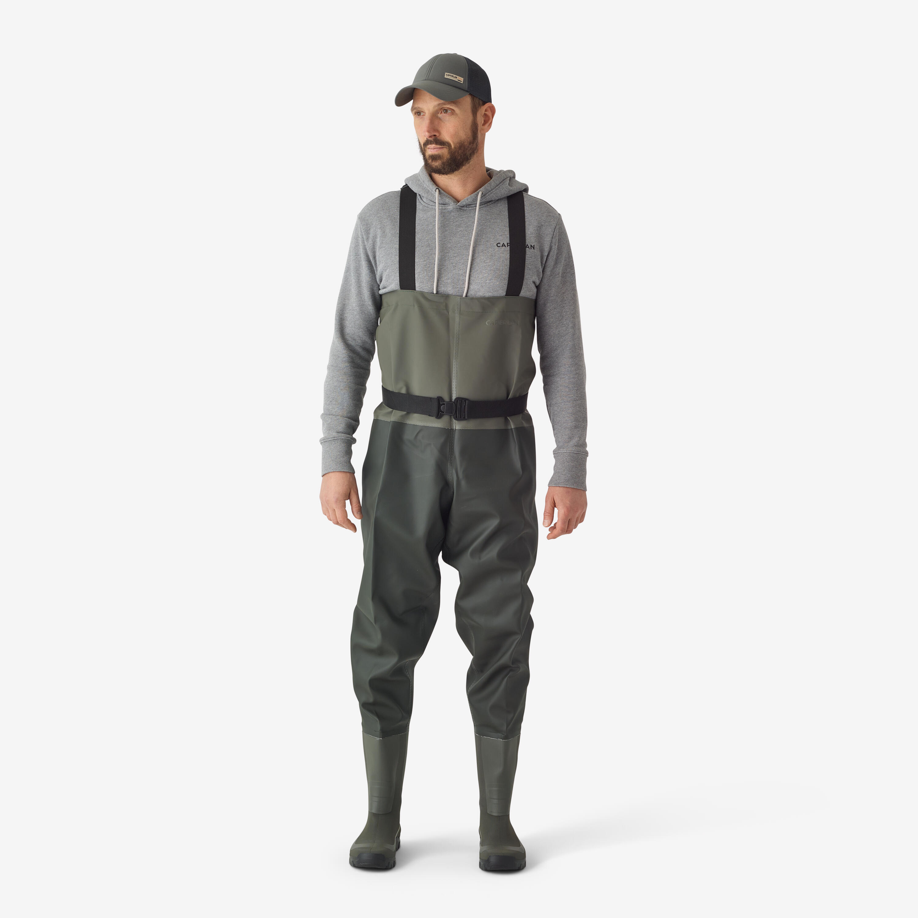 Fishing waders PVC breathable 500 CAPERLAN