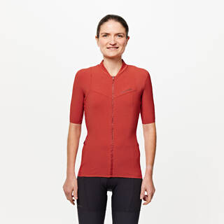 Women Cycling Short Sleeve Jersey - Red