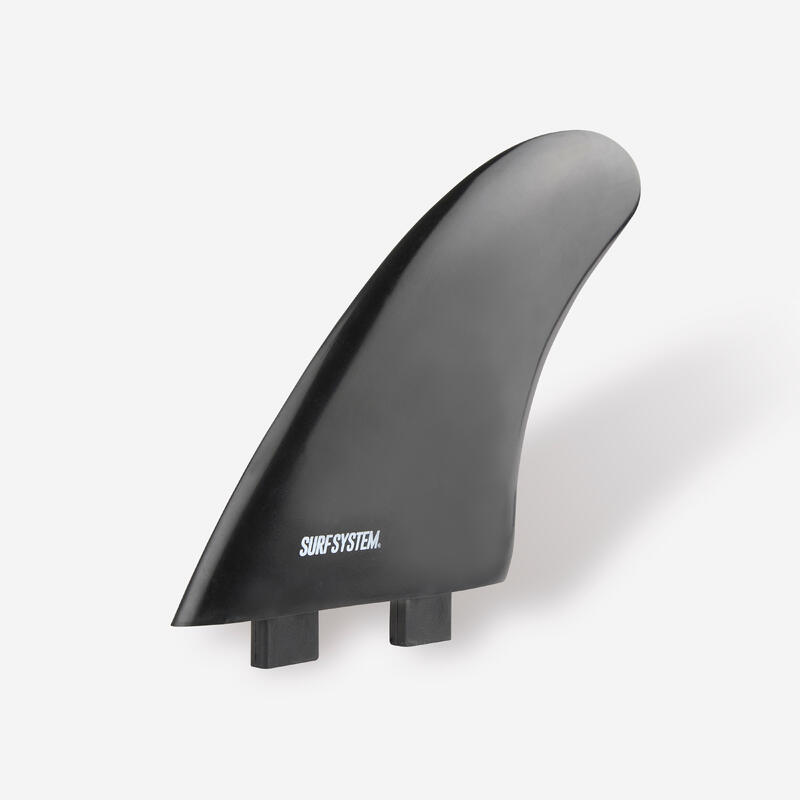 2 ailerons Plastique Twin Fish 5"5 FCS1 - noir