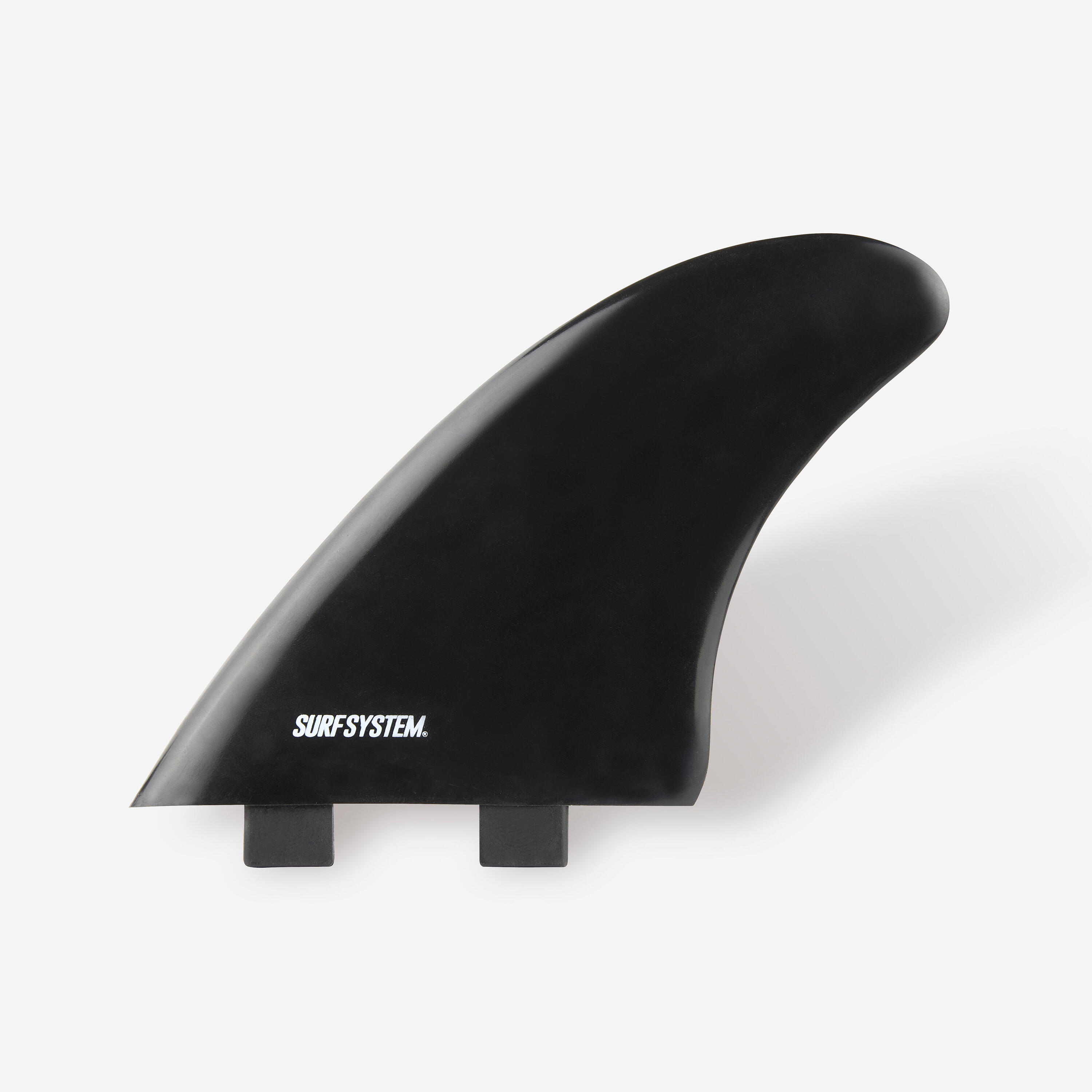 2 Twin-Finnen ausKunststoff für Fish 5"5 FCS1 – Schwarz 3/4