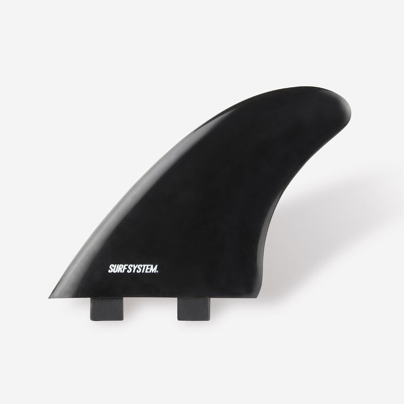 2 ailerons Plastique Twin Fish 5"5 FCS1 - noir