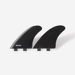 2 ailerons Plastique Twin Fish 5"5 FCS1 - noir