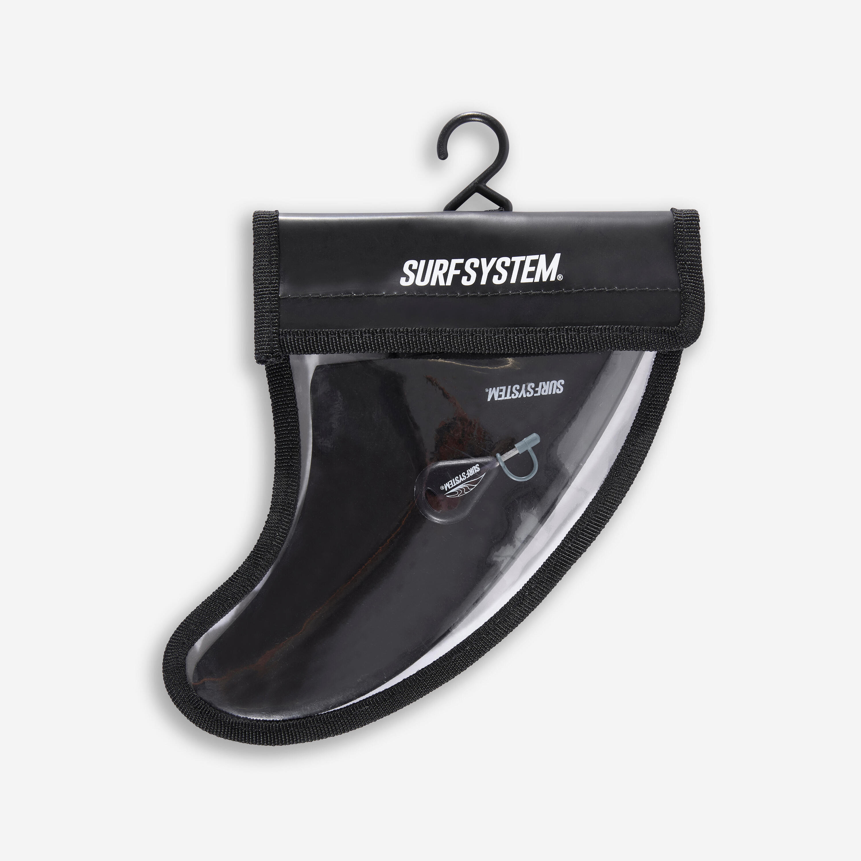 2 Twin-Finnen ausKunststoff für Fish 5"5 FCS1 – Schwarz 2/4