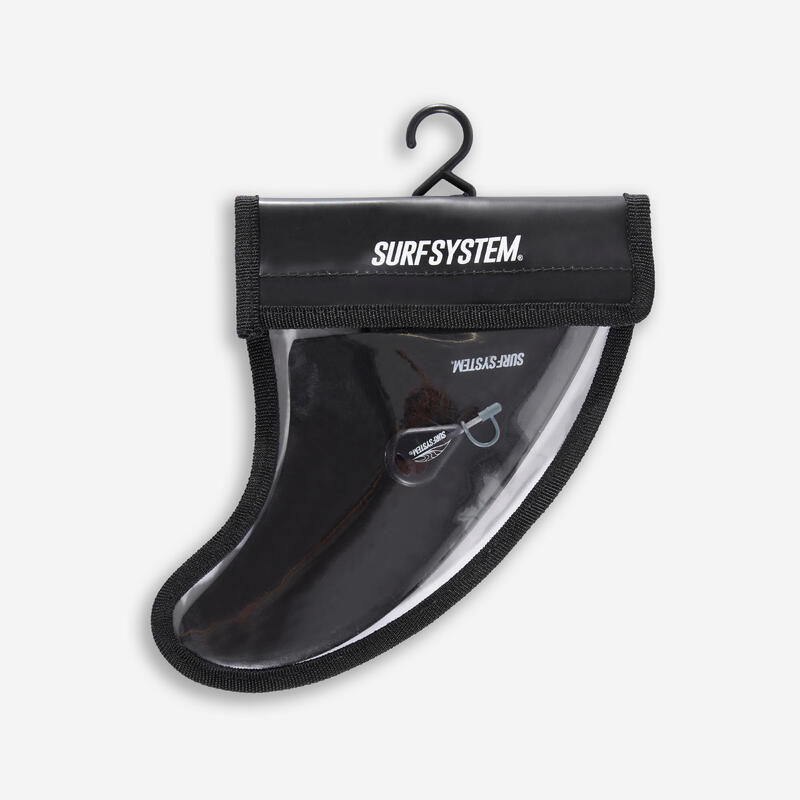 2 ailerons Plastique Twin Fish 5"5 FCS1 - noir