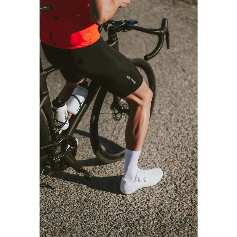 Férfi kerékpáros kantáros rövidnadrág - Racer 3 