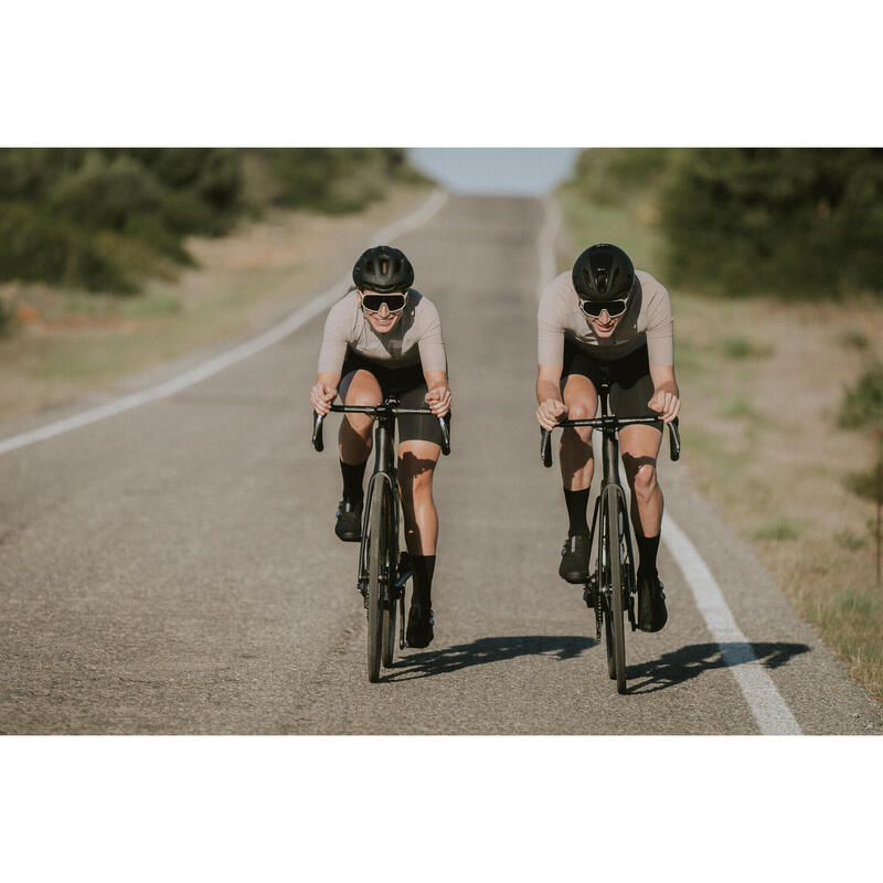 Calçado de Ciclismo de Estrada Van Rysel RCR Preto