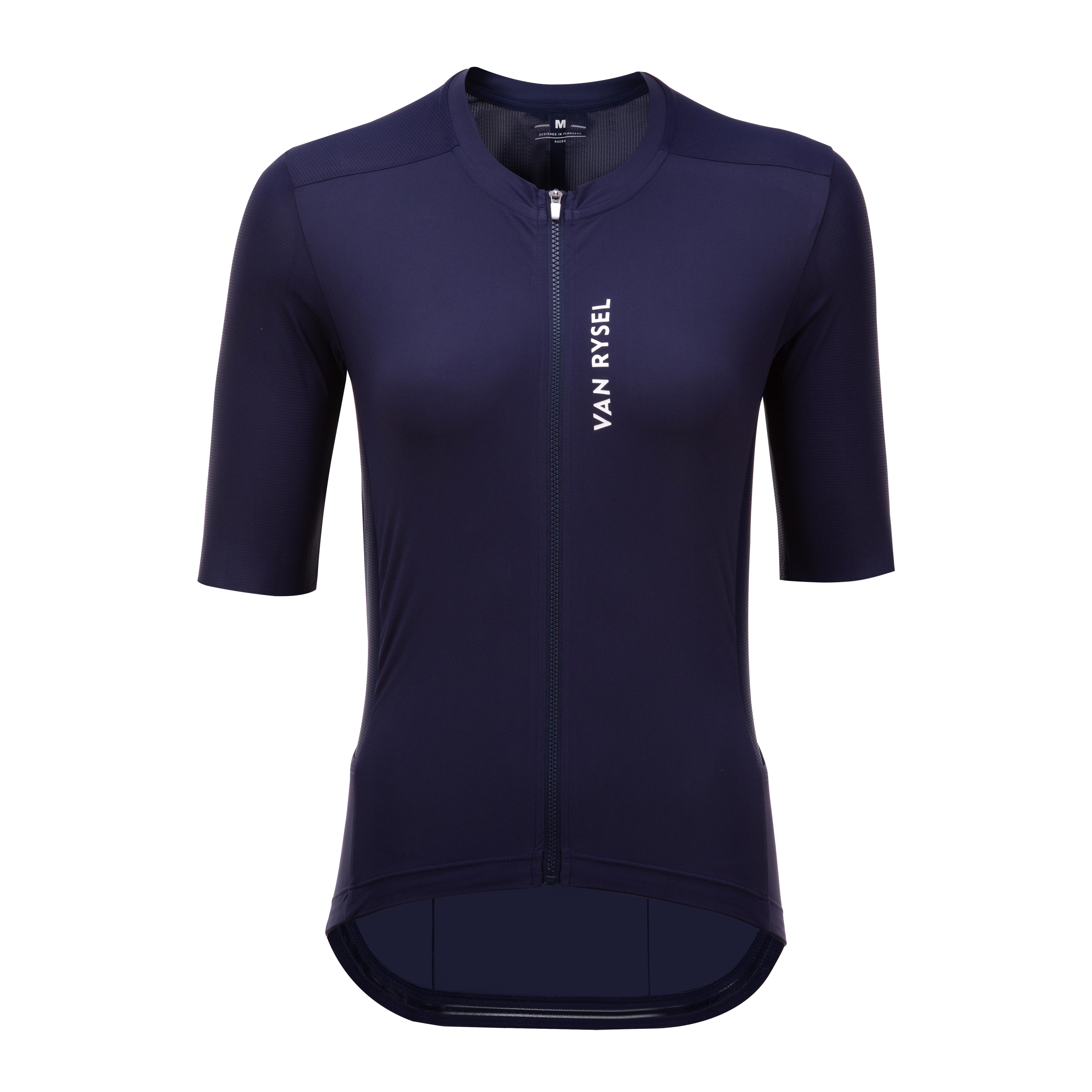 Unisex Cycling Short Sleeve Jersey Breathable Racer 2 - Navy