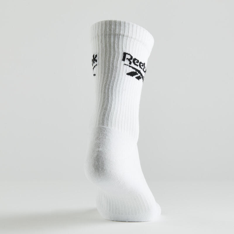 Chaussettes Reebok coton hautes - lot de 3