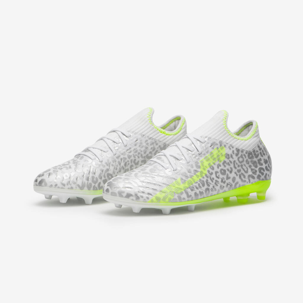 CHAUSSURES DE FOOTBALL ENFANT A LACETS CLR FG JAGUAR BOOST