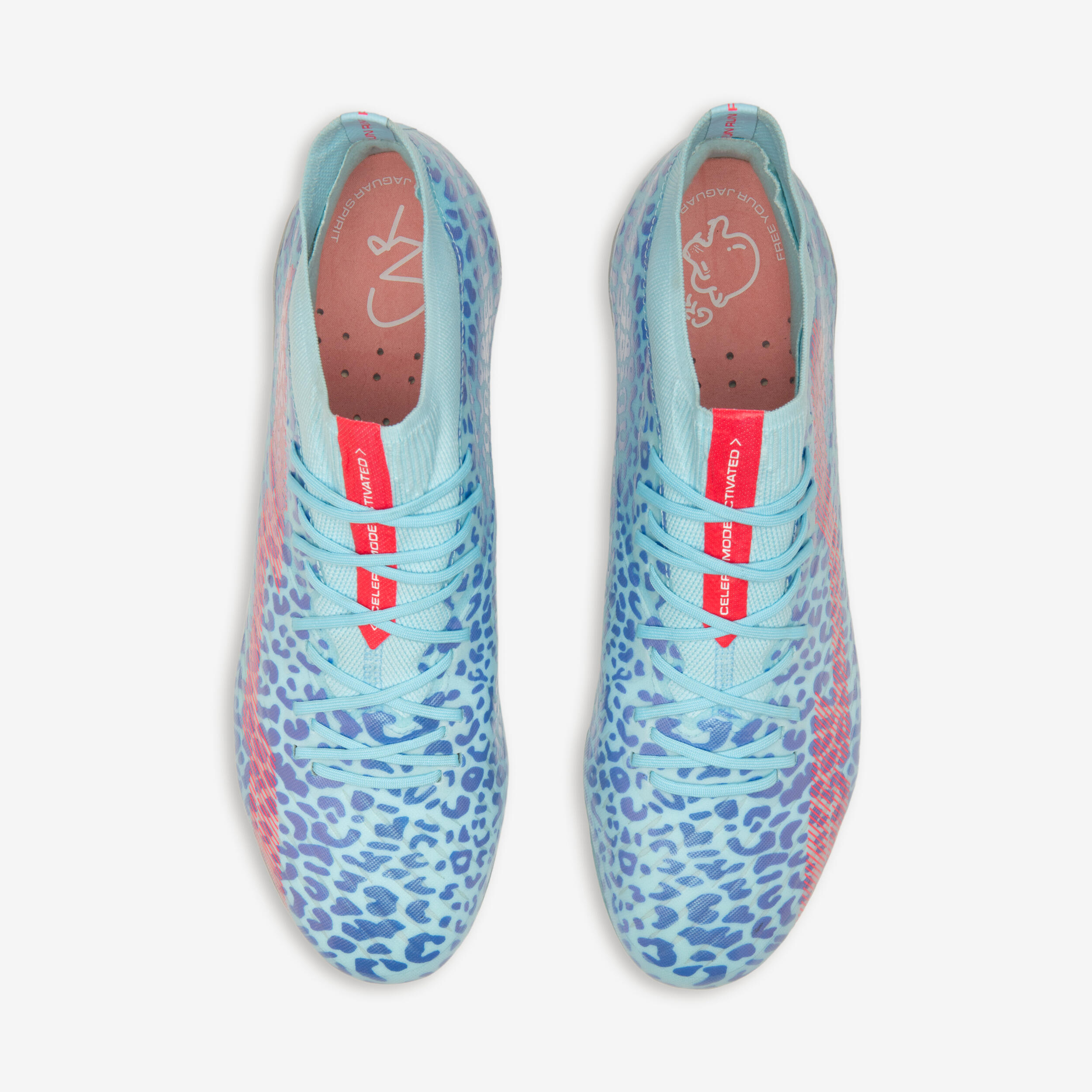 Adult Football Boots CLR.Elite Jaguar Fury FG - Blue 5/7