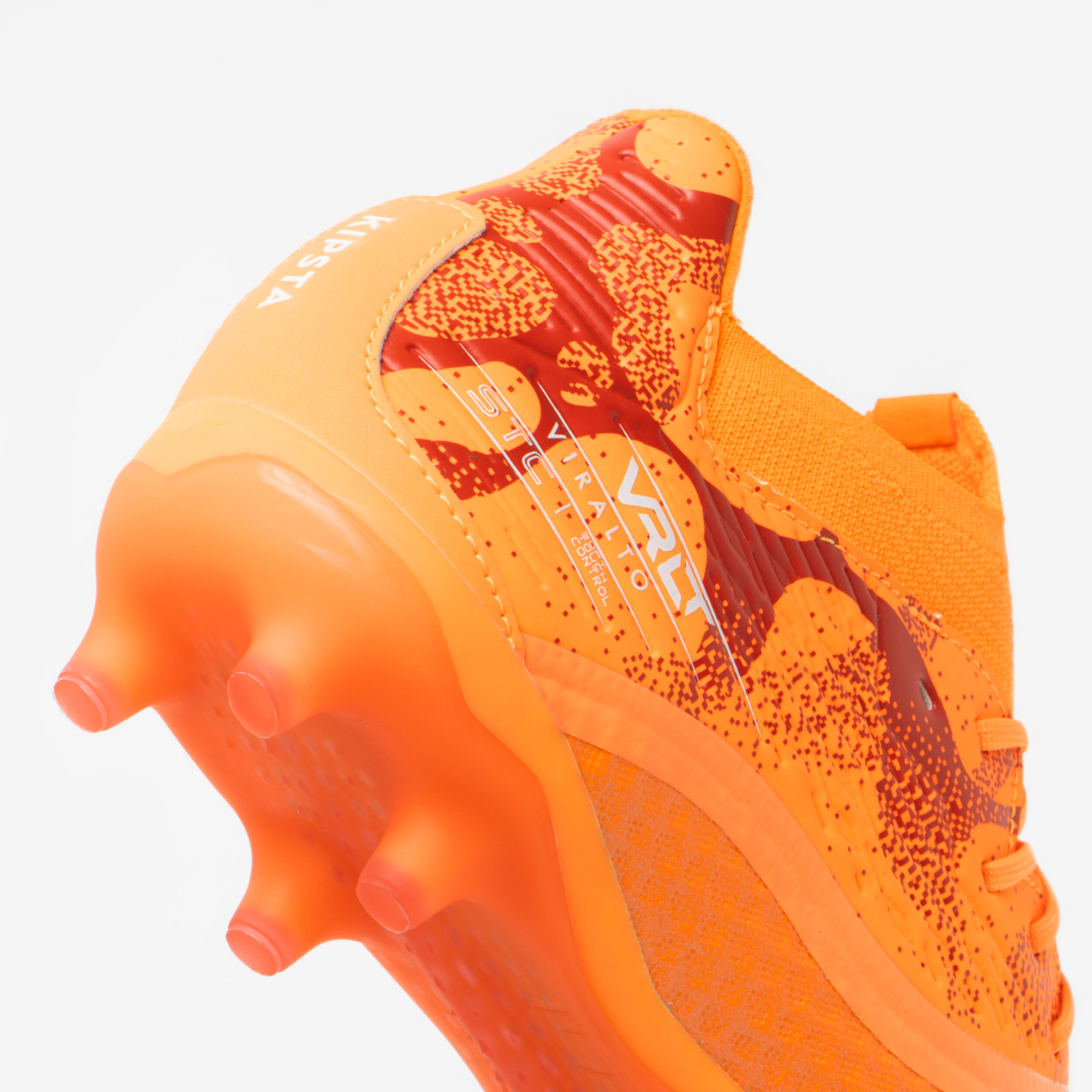 Scarpe calcio uomo VIRALTO III FG 3D AIR MESH arancioni 3/7