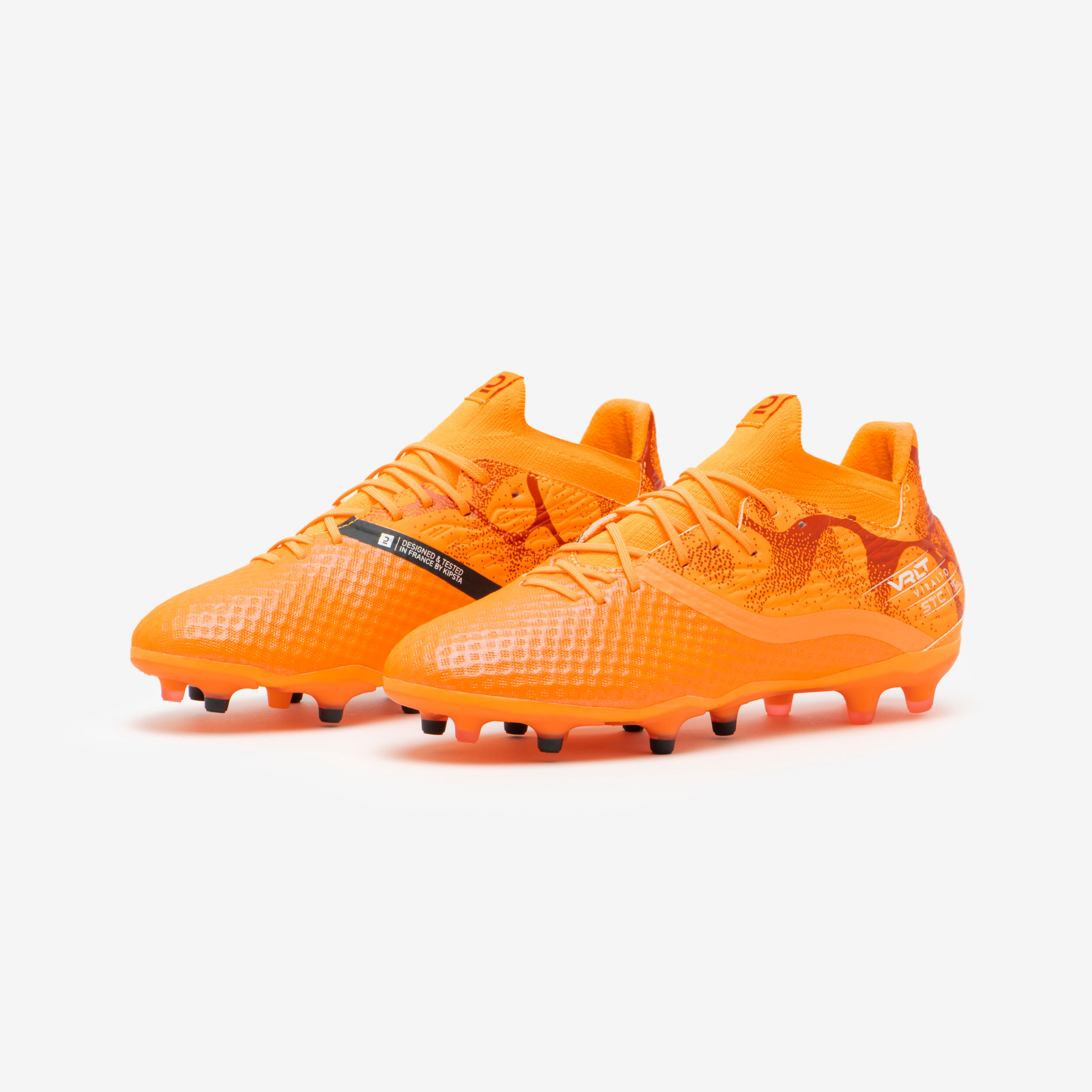 Football Boots Viralto III 3D AirMesh FG Mango Decathlon