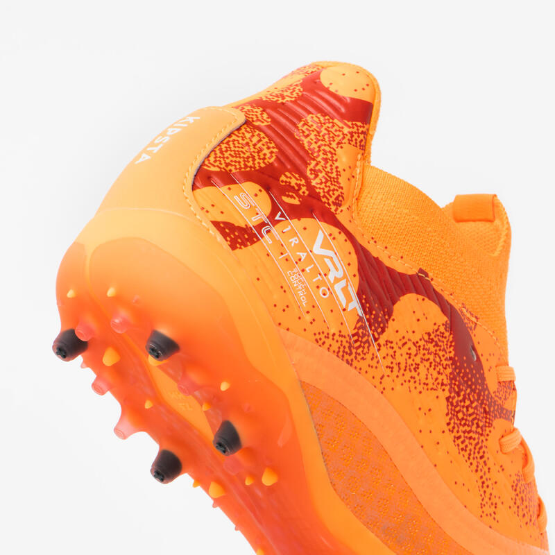 Scarpe calcio uomo VIRALTO III 3D AIR MESH MG/AG arancioni