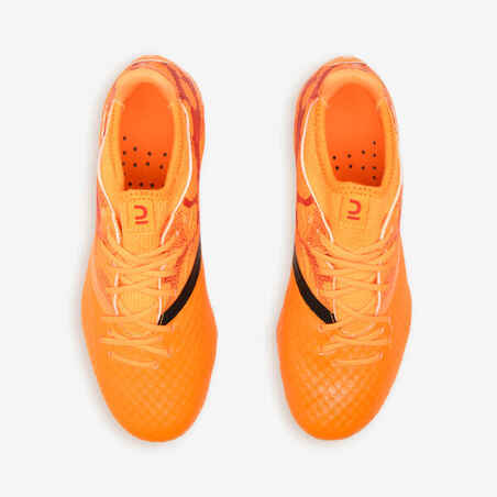 Kids' Lace-Up Football Boots Viralto III FG - Mango