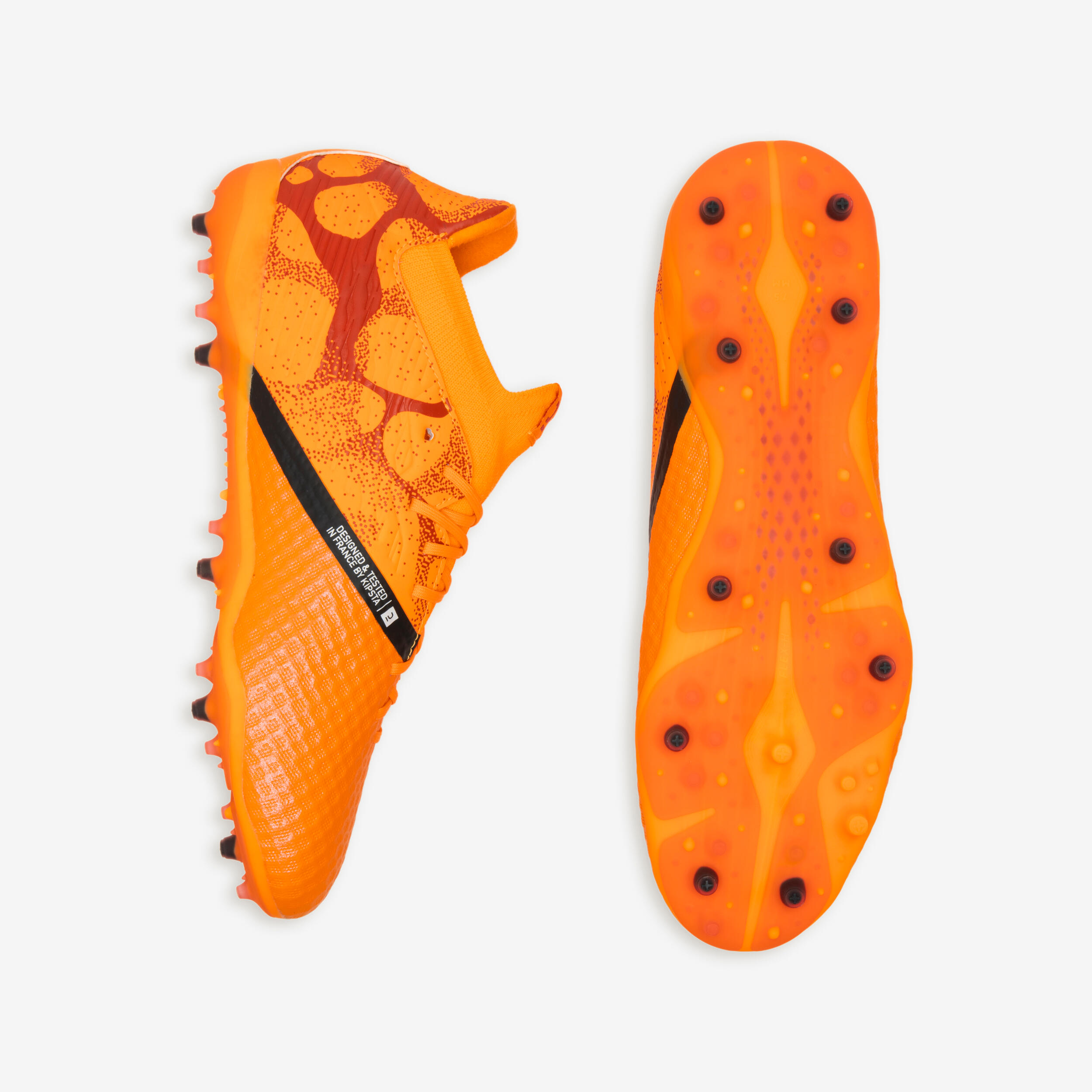 BOTAS DE FÚTBOL VIRALTO III 3D AIRMESH MG/AG NARANJA 5/8