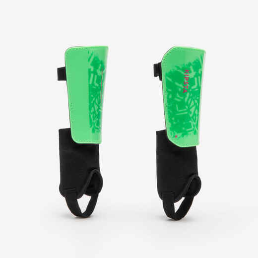 
      Kids' Football Shin Pads Essential 140 - Green
  