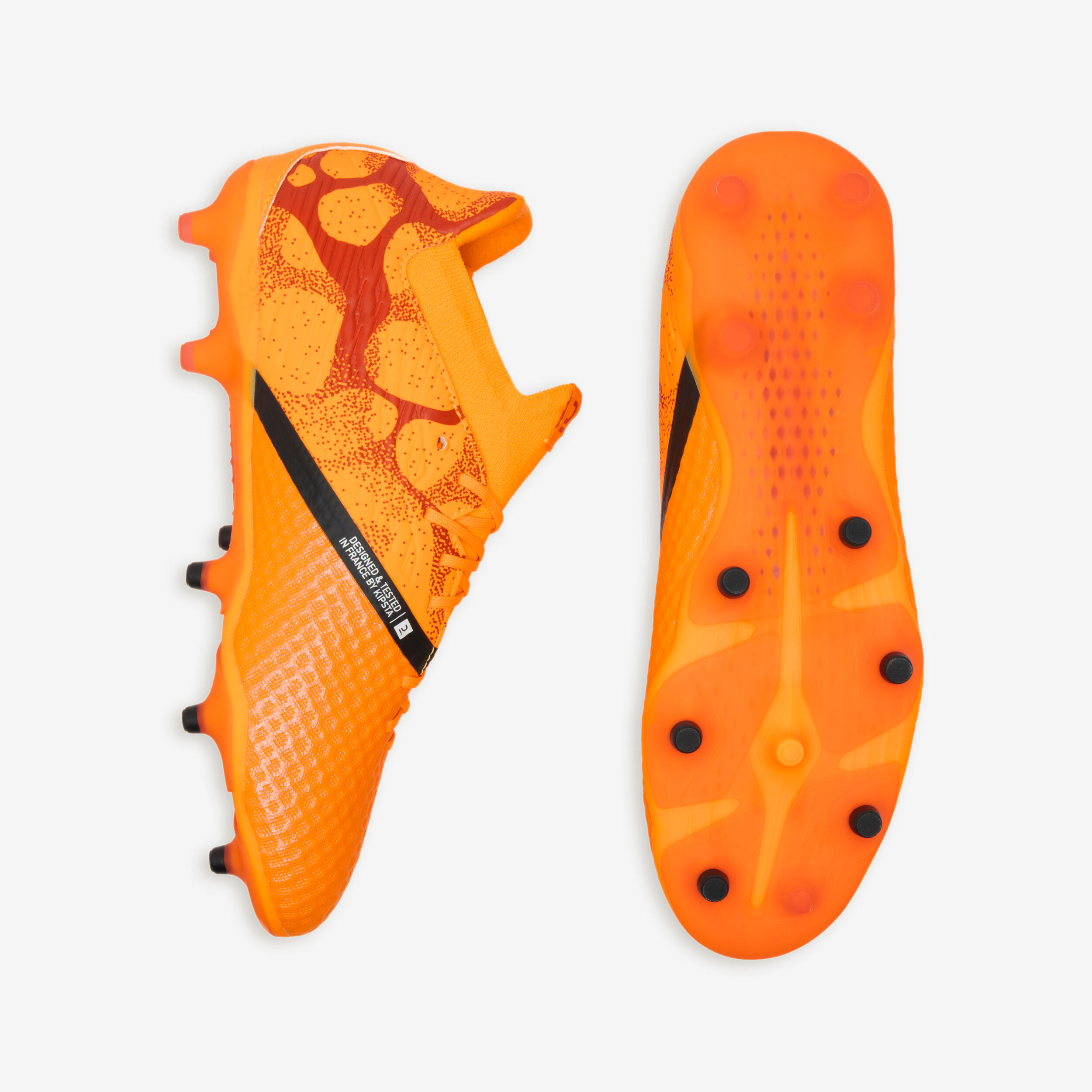 KIPSTA Futbalové kopačky VIRALTO III 3D AIRMESH FG oranžové 44 · záber 6