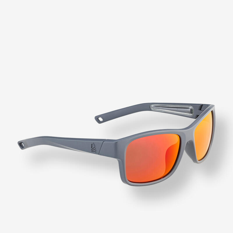 Drijvende polariserende zonnebril voor hengelsport kinderen dames FG 500 S grijs