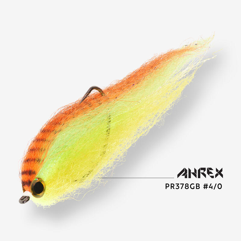 Streamer Predator Brochet - Predator HRK72 - chartreuse/orange
