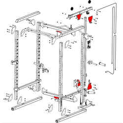 Fittings Cable Pulley System Rack 900