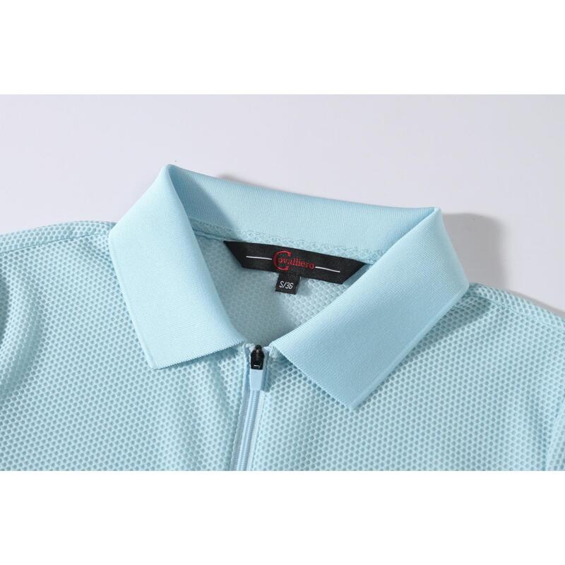 Koszulka Polo Covalliero Light Blue SS2024