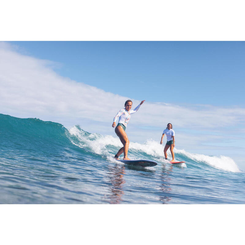 Dámské tričko na surf s dlouhým rukávem s UV ochranou 500 Belly