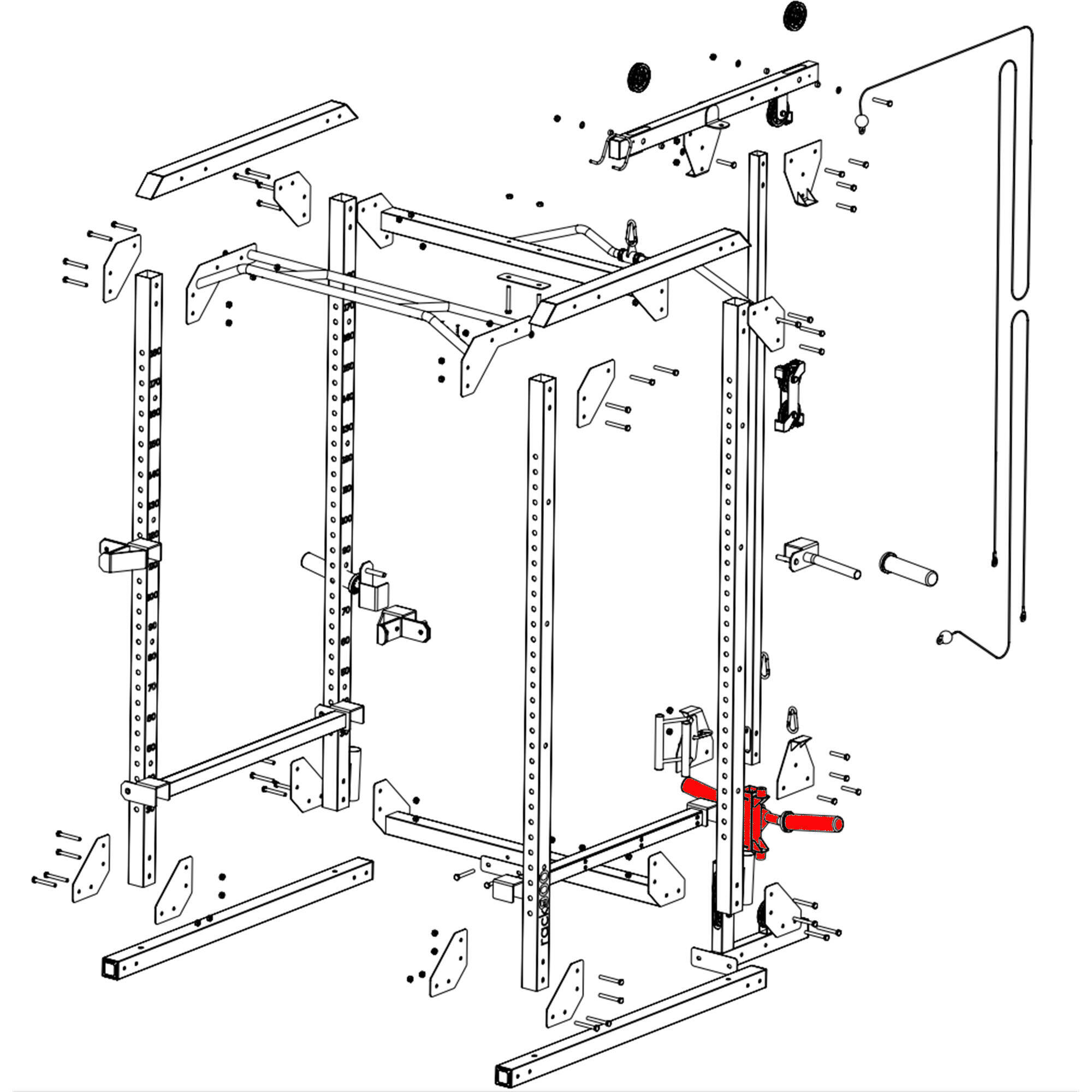 Guided Load Disc Holder - Spare Part for Cable Rack 900 -  2
