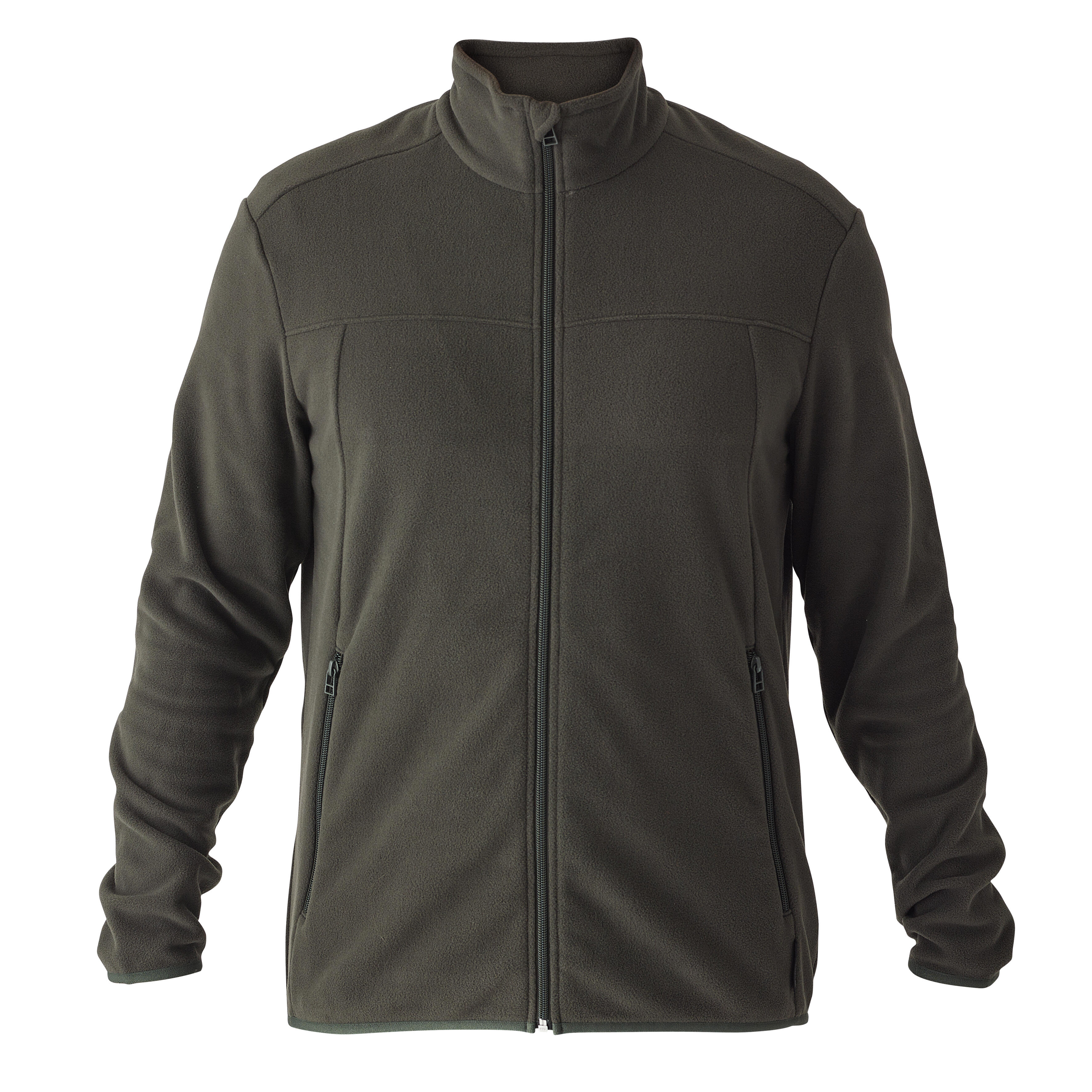 Polaire de chasse homme – 100 vert - SOLOGNAC