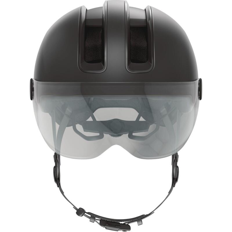 CASQUE VELO VILLE ABUS HUD-Y ACE VELVET- NOIR