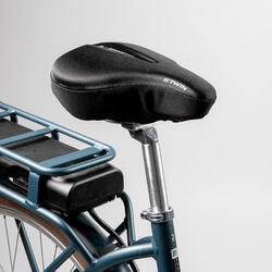 Coprisella bici imbottito Gazzetta dello Sport in memory foam nero