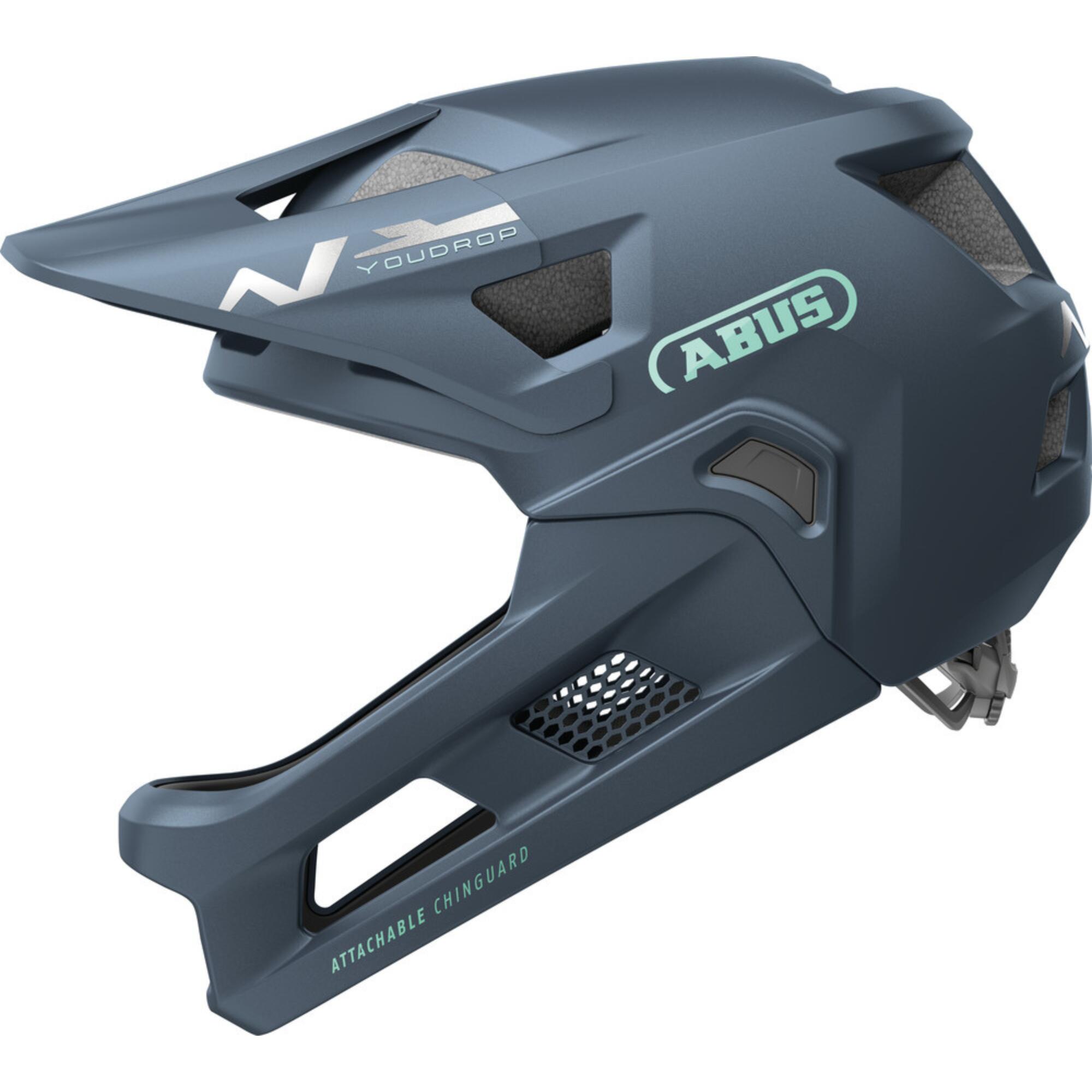 ABUS CASCO DA MOUNTAIN BIKE YOUDROP FF - GRIGIO BLU