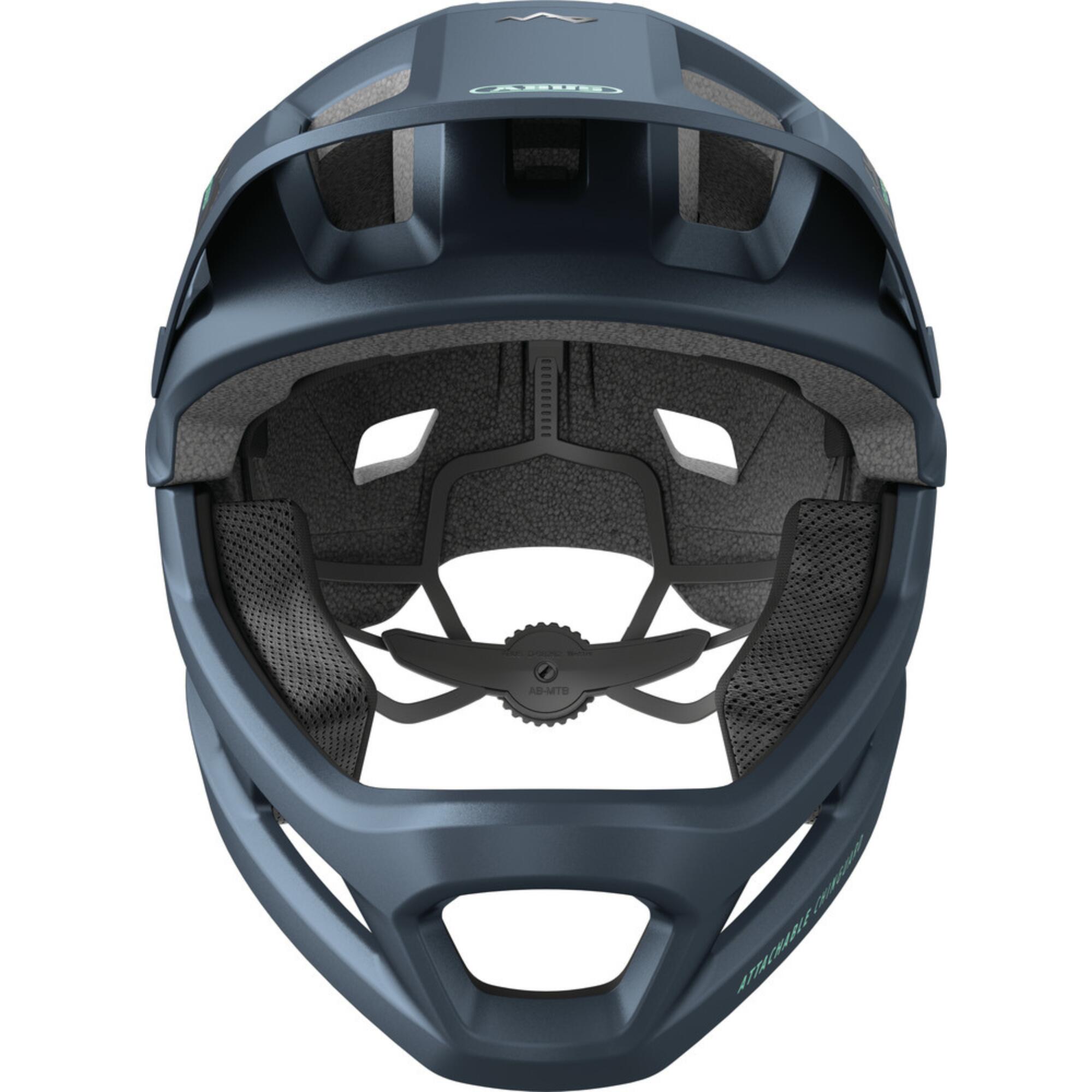 Casco MTB Abus YOUDROP FF grigio-blu 2/3