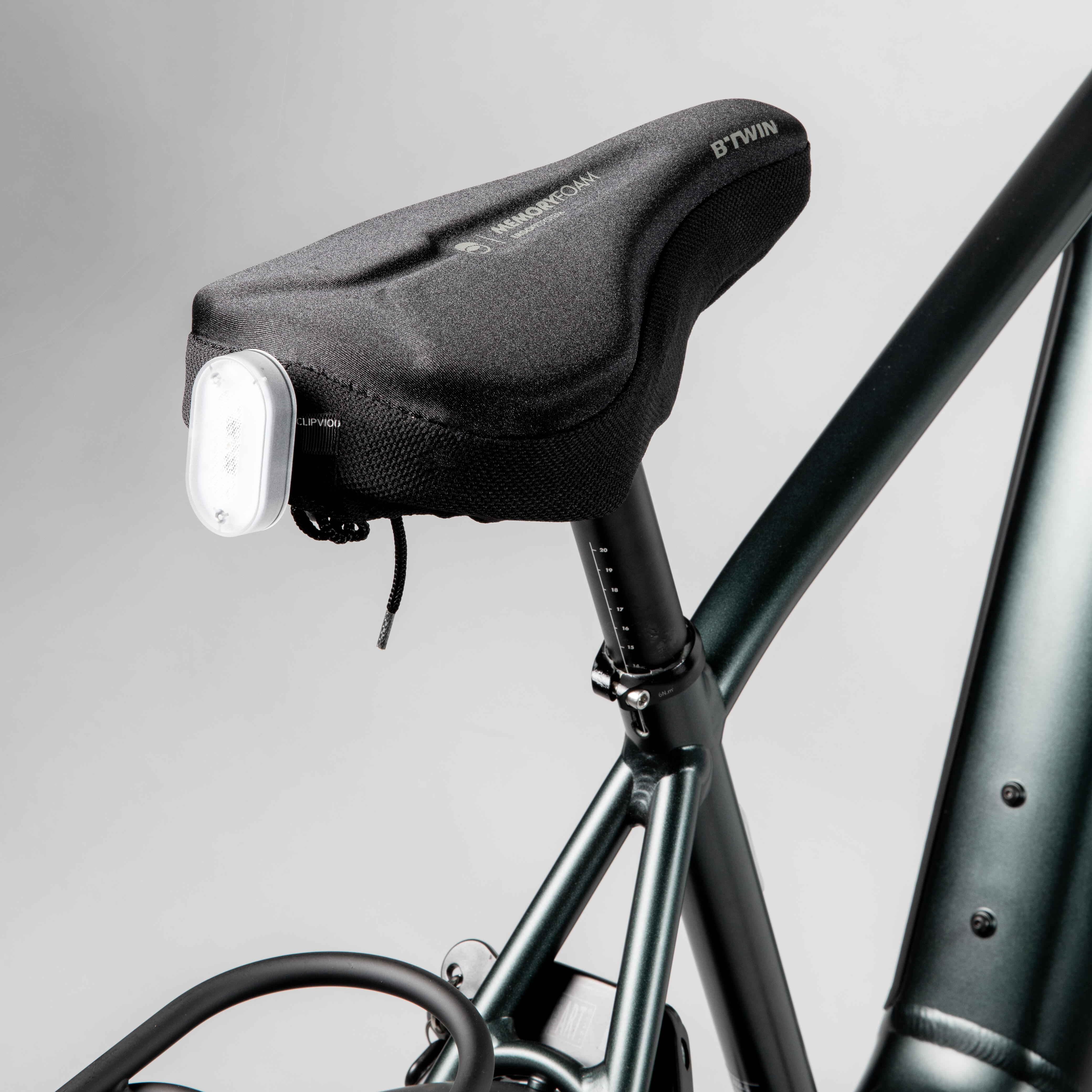 Couvre-selle en mousse à mémoire de forme 500 M - DECATHLON