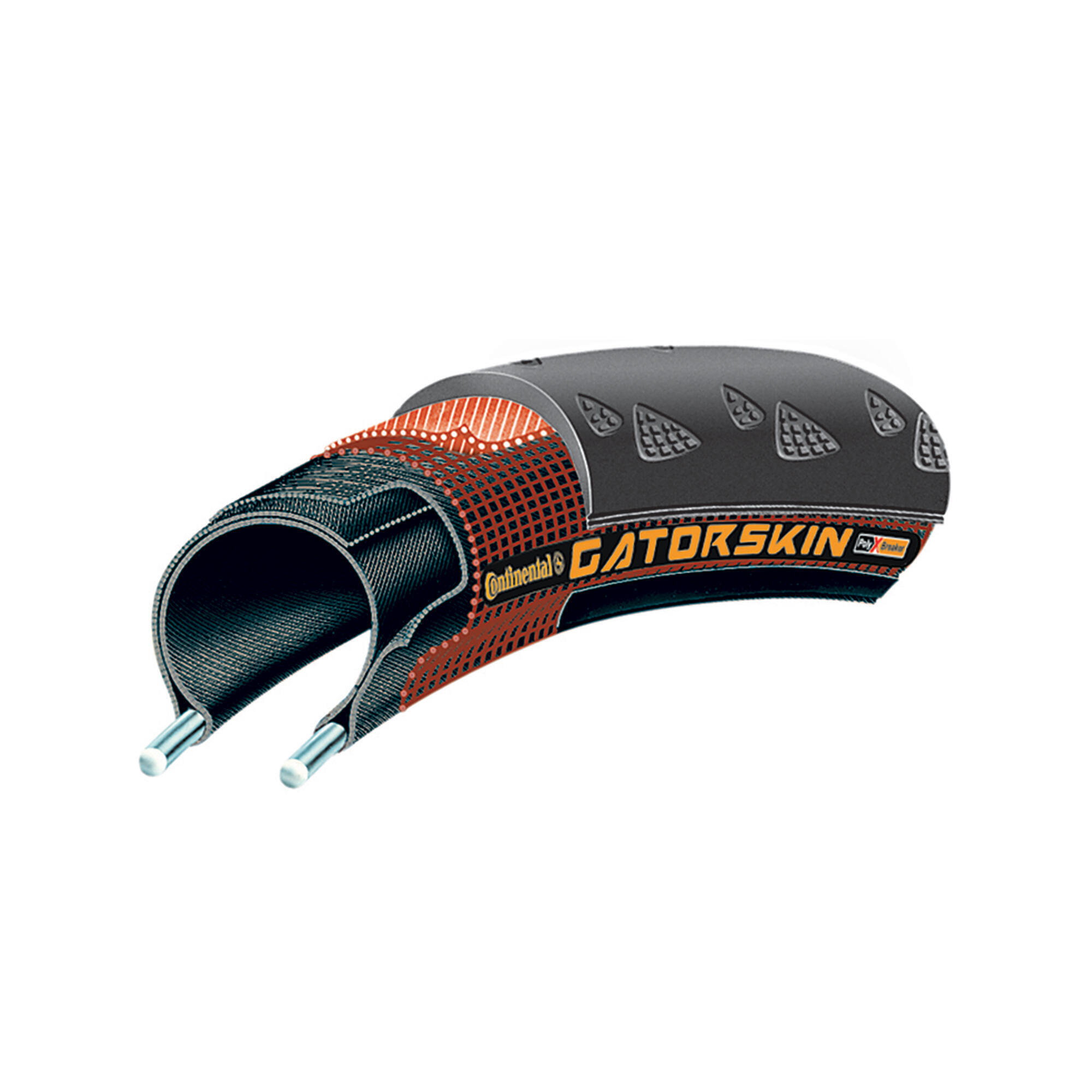 Gatorskin Wire Road Bike Tyre 700x28 2/3