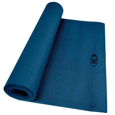 Mat de yoga de 6mm con protecciones para la rodilla K6 azul osucro