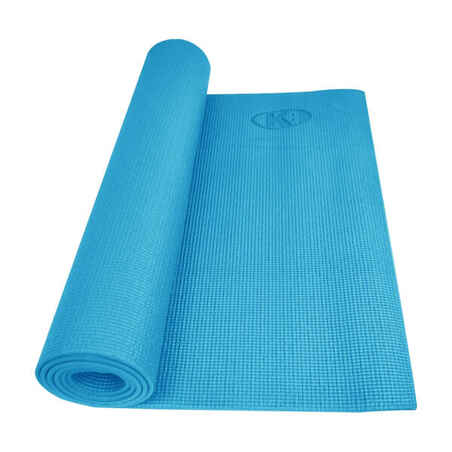 Mat de yoga de 5mm con protecciones para la rodilla K6 azul
