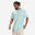 Camiseta Fitness 500 Essential Hombre Menta Pastel